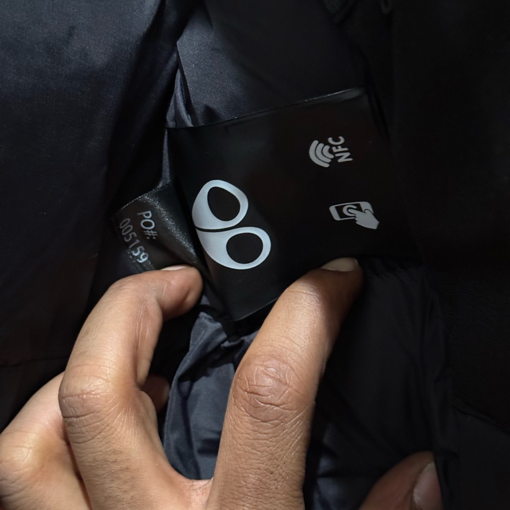 Moose Knuckles Black NFC Wearable Band